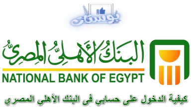 كيفية الدخول على حسابي فى البنك الأهلي المصري